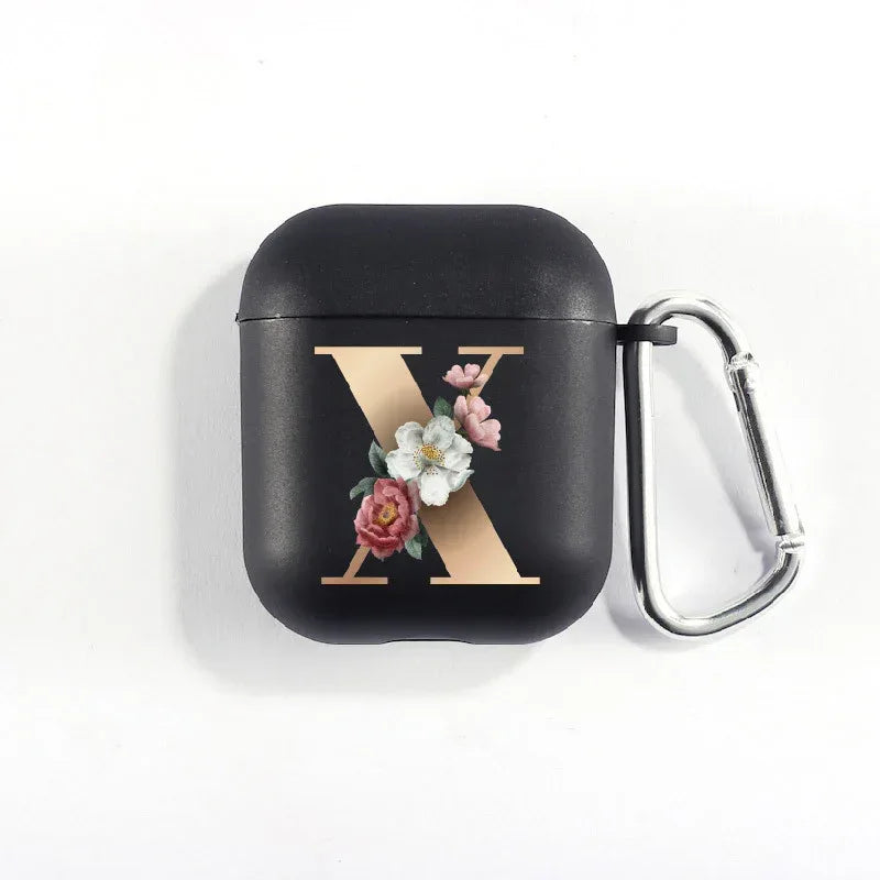 26 Alphabet Flower Airpods Cover - Viexta