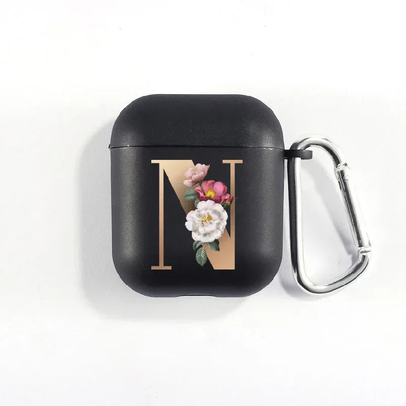 26 Alphabet Flower Airpods Cover - Viexta