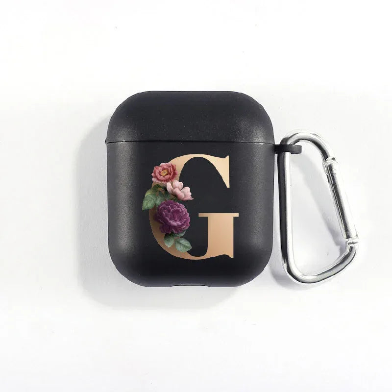 26 Alphabet Flower Airpods Cover - Viexta