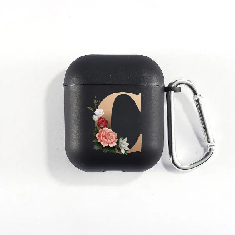 26 Alphabet Flower Airpods Cover - Viexta