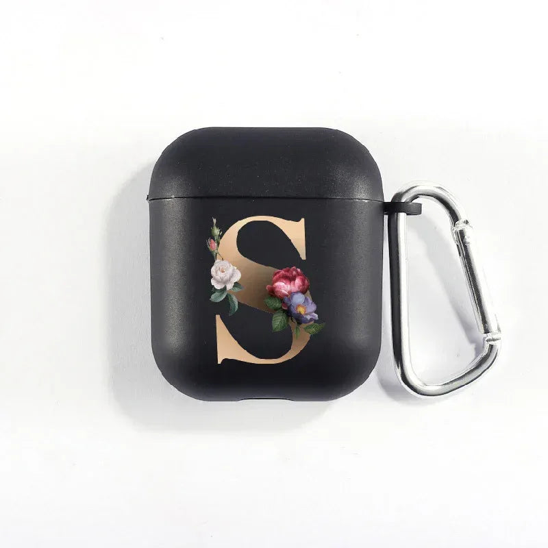 26 Alphabet Flower Airpods Cover - Viexta