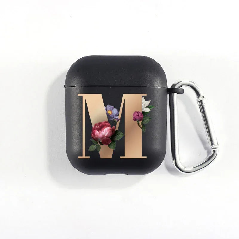 26 Alphabet Flower Airpods Cover - Viexta