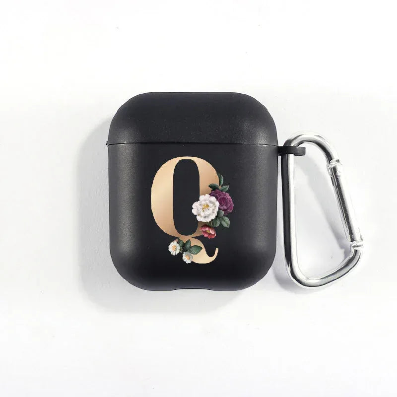 26 Alphabet Flower Airpods Cover - Viexta