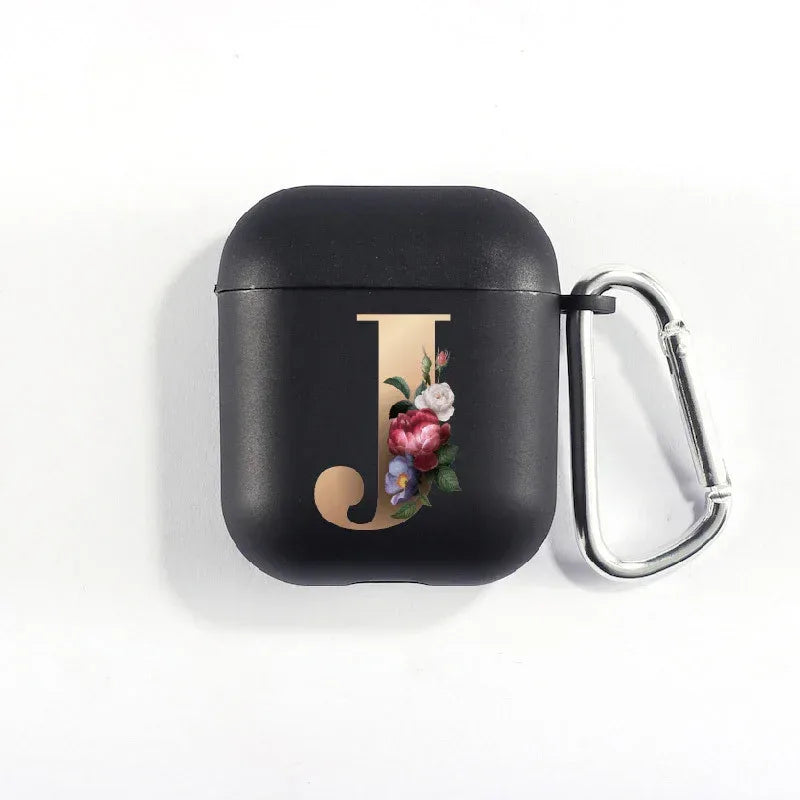 26 Alphabet Flower Airpods Cover - Viexta