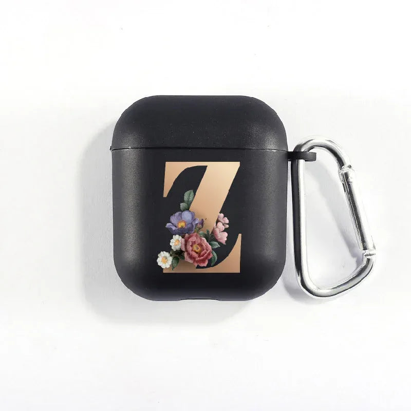 26 Alphabet Flower Airpods Cover - Viexta