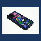 Party Black Right Angle iPhone Case - Viexta