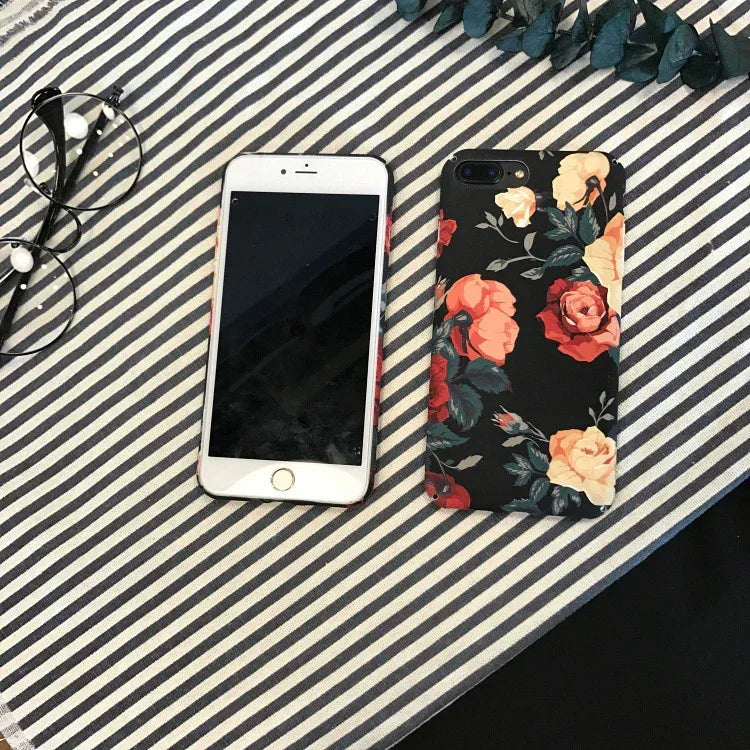 Retro Roses Accessories IPhone Case - Viexta