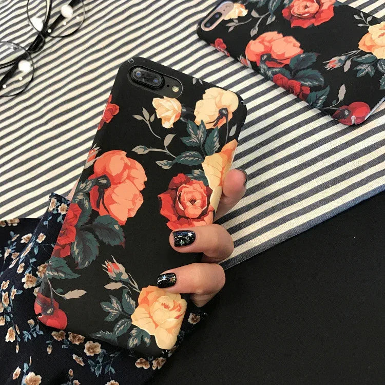 Retro Roses Accessories IPhone Case - Viexta