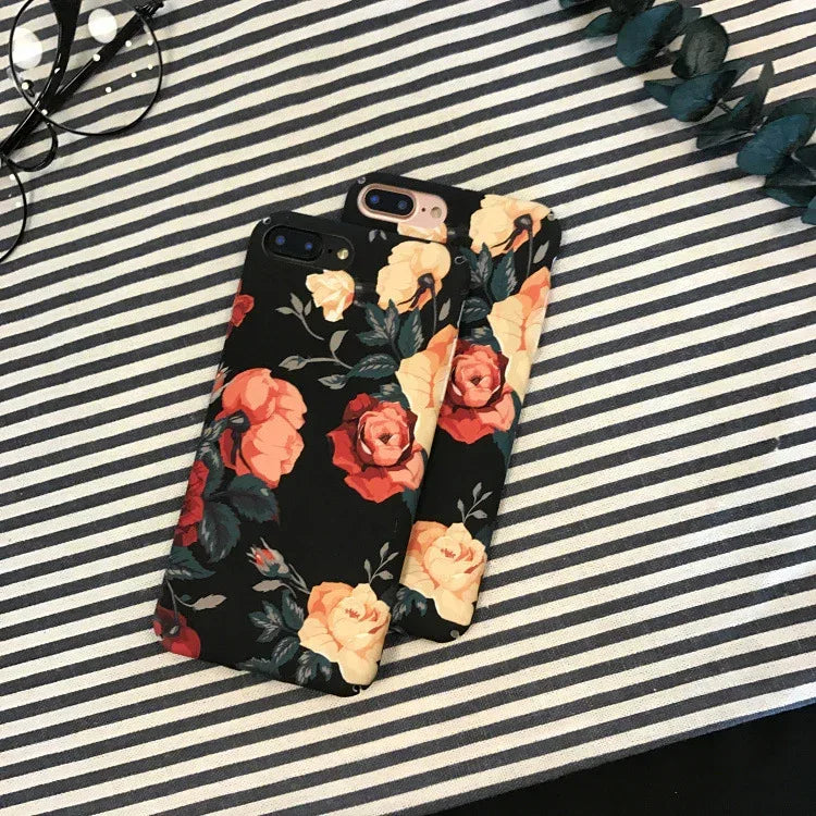 Retro Roses Accessories IPhone Case - Viexta