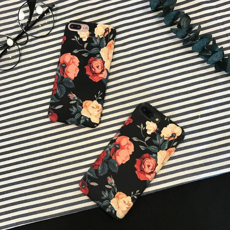 Retro Roses Accessories IPhone Case - Viexta