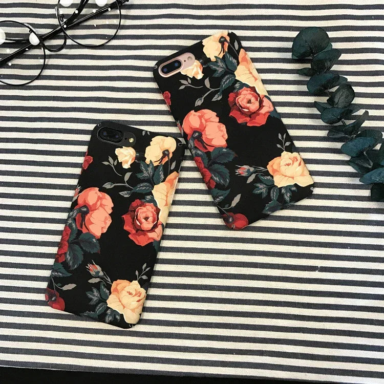 Retro Roses Accessories IPhone Case - Viexta