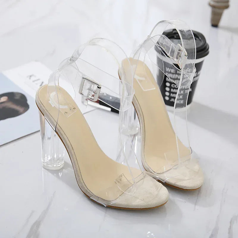 Transparent High Heels Pumps - Viexta