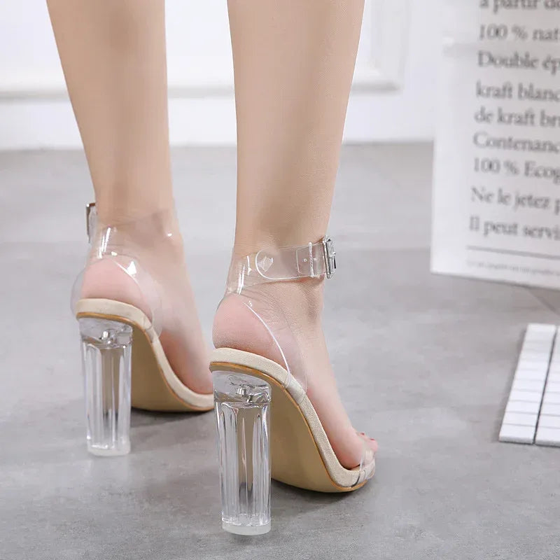 Transparent High Heels Pumps - Viexta