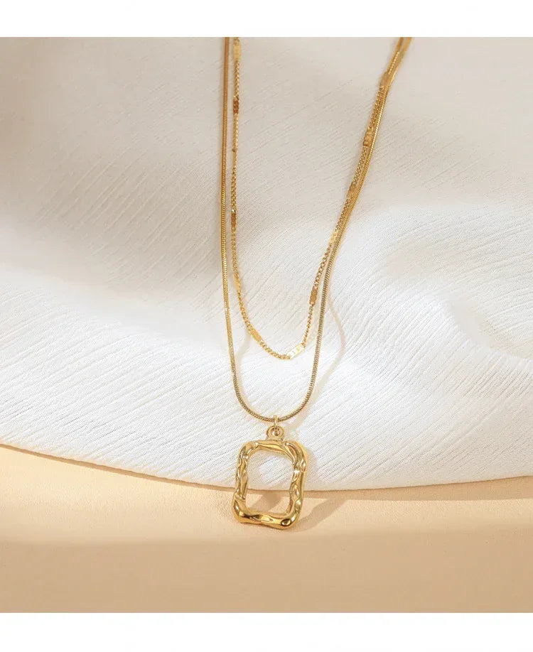 Double Layered Sweater Neckpiece - Viexta