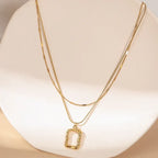 Double Layered Sweater Neckpiece - Viexta