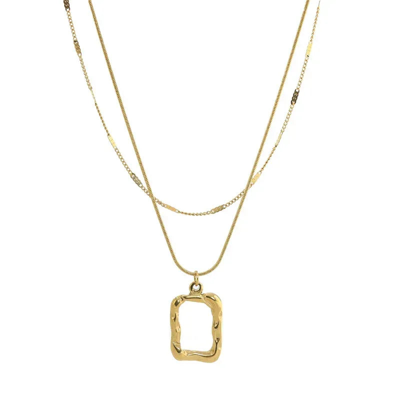 Double Layered Sweater Neckpiece - Viexta