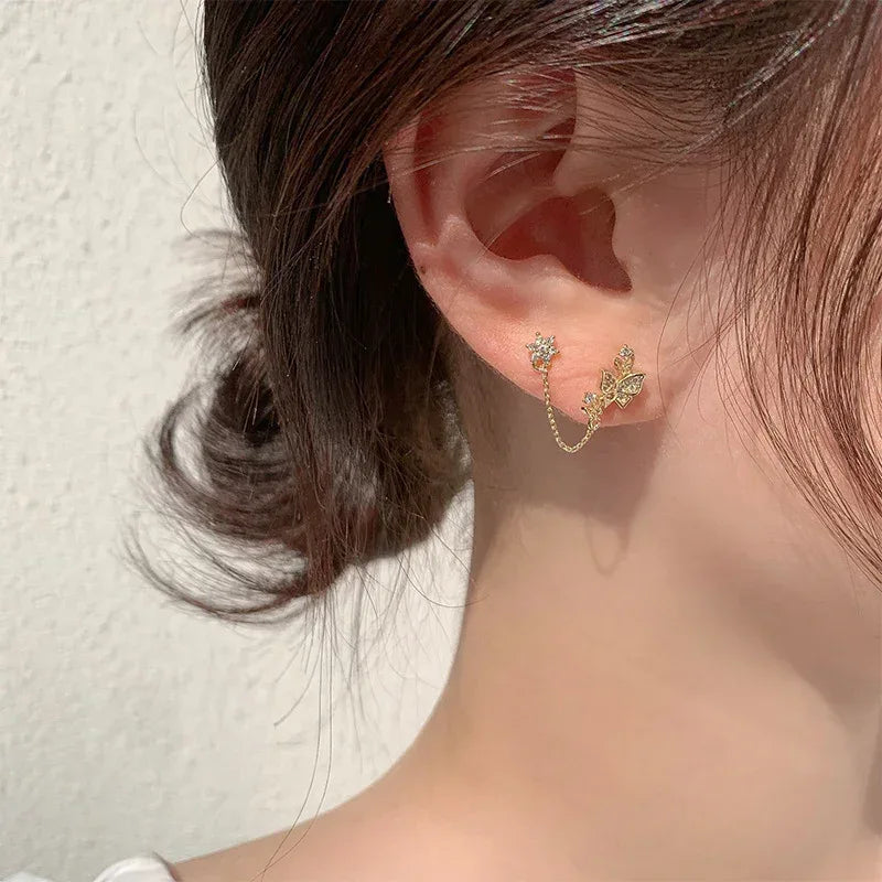 Butterfly Stud Earrings - Viexta