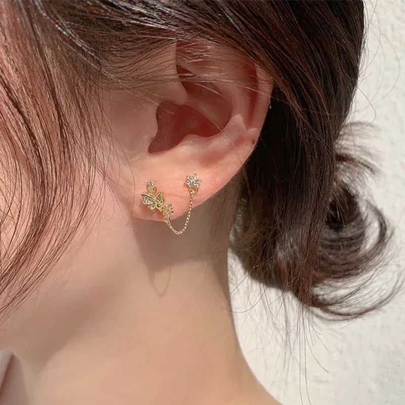 Butterfly Stud Earrings - Viexta