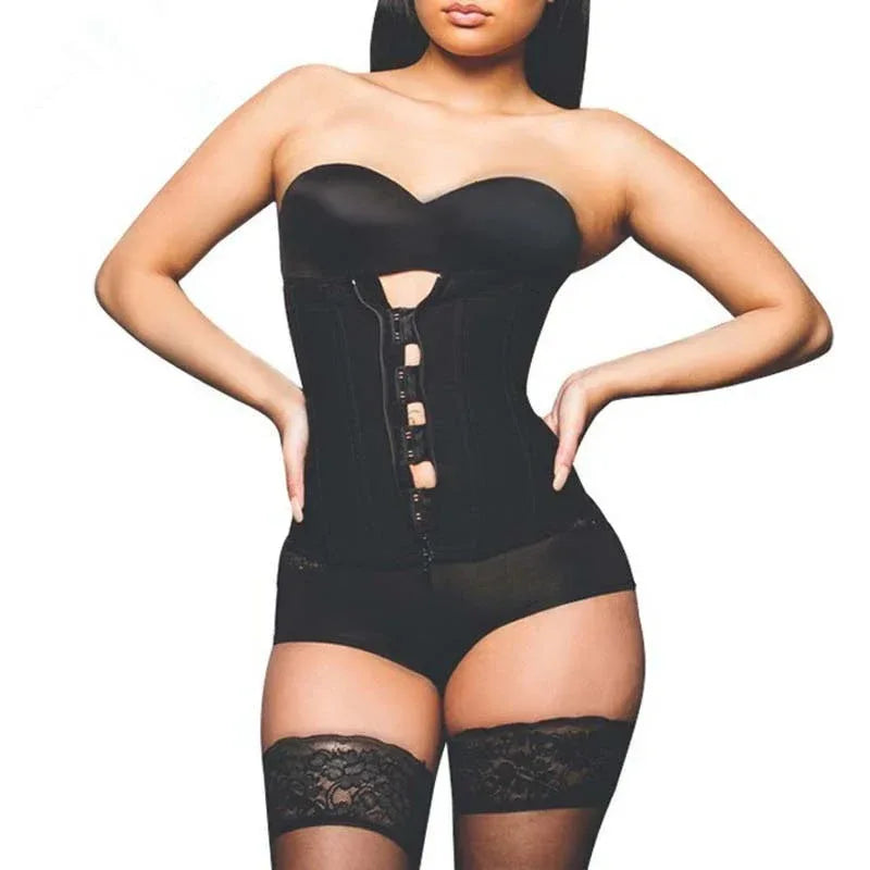 Corset Body Shaper Zipper Slim Belt Waist Shapewear Women - Viexta