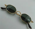 Hexagonal Mini-frame Sunglasses - Viexta