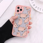 Transparent Teddy Matte iPhone Case - Viexta