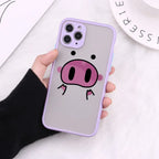 Transparent Teddy Matte iPhone Case - Viexta