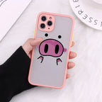 Transparent Teddy Matte iPhone Case - Viexta