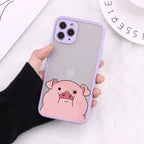 Transparent Teddy Matte iPhone Case - Viexta