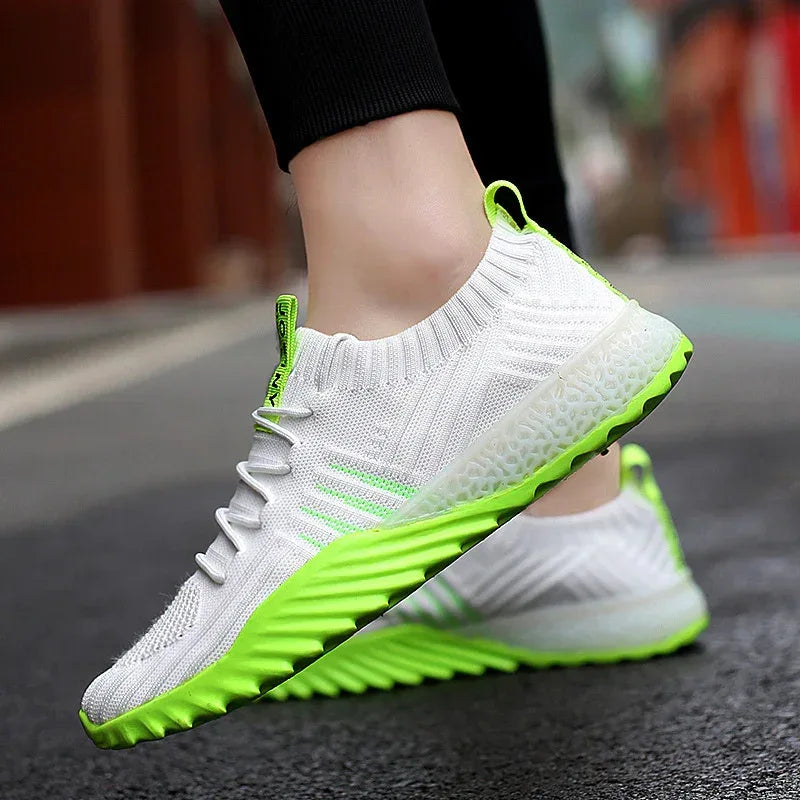 Flying Woven Mesh Breathable Sneakers - Viexta