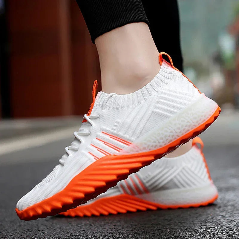Flying Woven Mesh Breathable Sneakers - Viexta