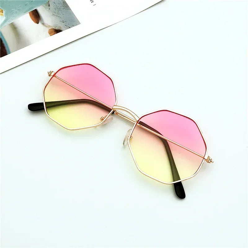 Round Irregular Ocean Film Sunglasses - Viexta