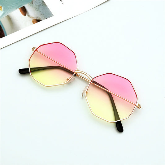 Round Irregular Ocean Film Sunglasses