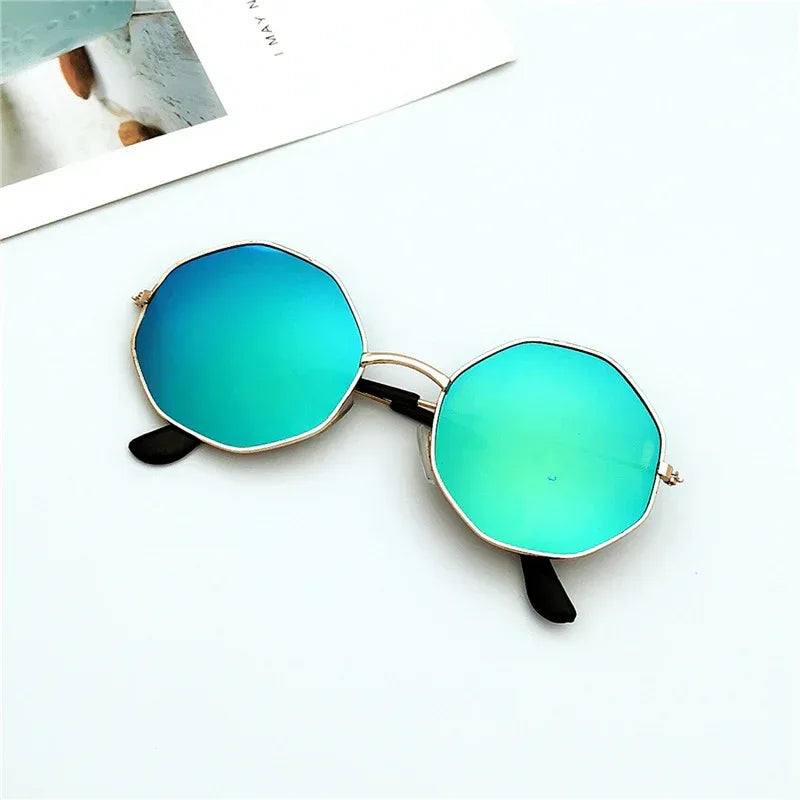 Round Irregular Ocean Film Sunglasses - Viexta