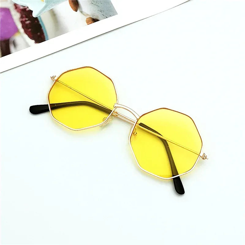 Round Irregular Ocean Film Sunglasses - Viexta