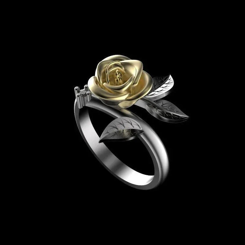 fashion-flower-18k-ring - Viexta