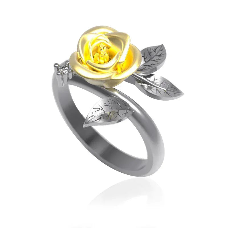 fashion-flower-18k-ring - Viexta