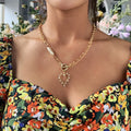 Love Crystal Pendant Necklace - Viexta