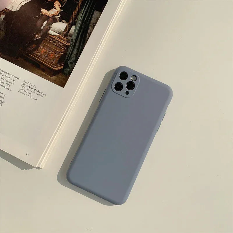 Liquid High-Grade Gray Phone case For IPhone - Viexta