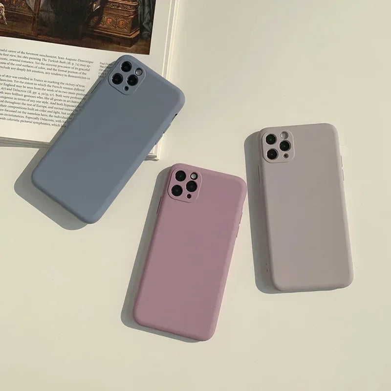 Liquid High-Grade Gray Phone case For IPhone - Viexta