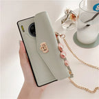 Leather Pattern Handbag Huawei Protective Cover - Viexta