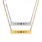 Lunar Eclipse Stainless Steel Army Brand Necklace - Viexta