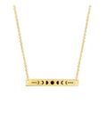 Lunar Eclipse Stainless Steel Army Brand Necklace - Viexta