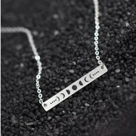 Lunar Eclipse Stainless Steel Army Brand Necklace - Viexta