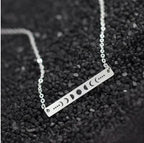 Lunar Eclipse Stainless Steel Army Brand Necklace - Viexta