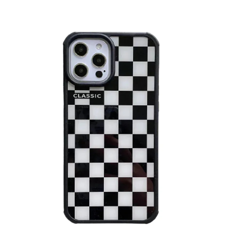 black-and-white-polka-dot-iphone-case - Viexta