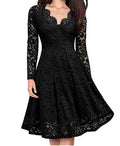 V-Neck Off Shoulder Party Dress - Viexta
