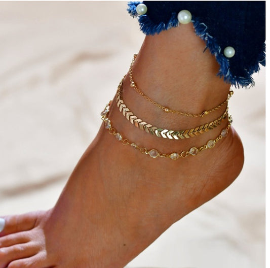 LETAPI Bohemian Beads Anklets