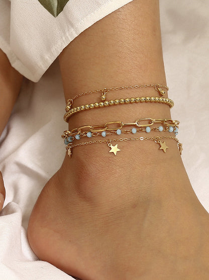 Multi-Layer Foot Anklets