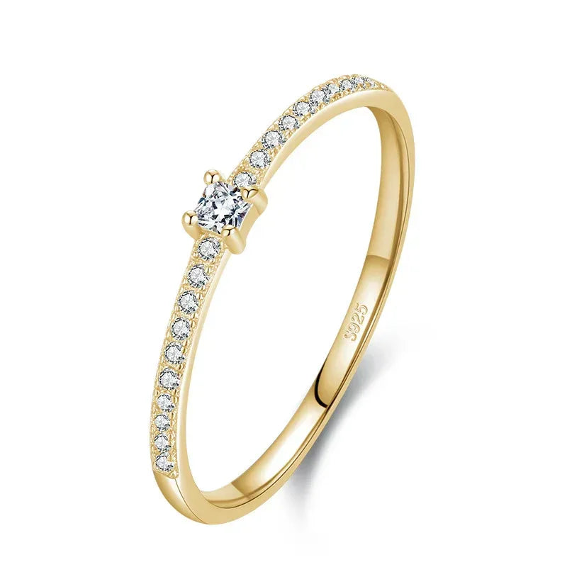 Micro-Inlaid Index Finger Ring - Viexta