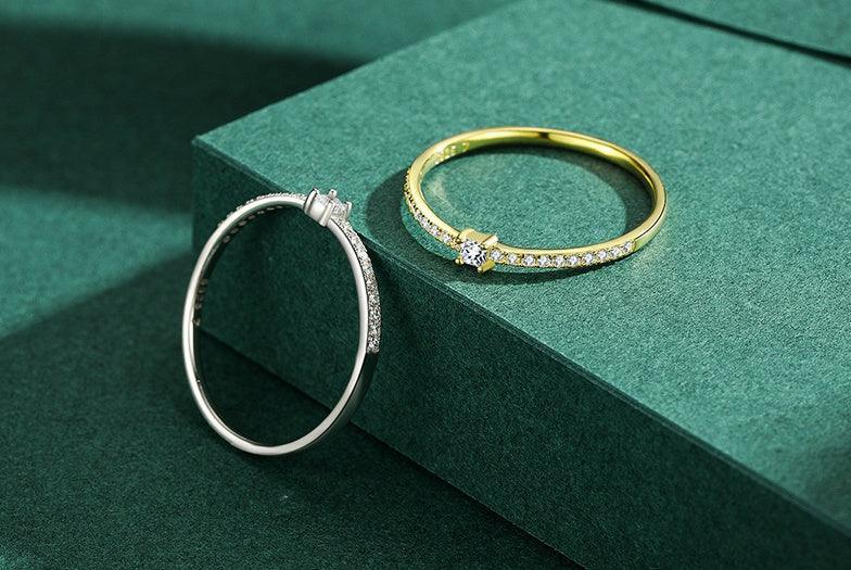 Micro-Inlaid Index Finger Ring - Viexta